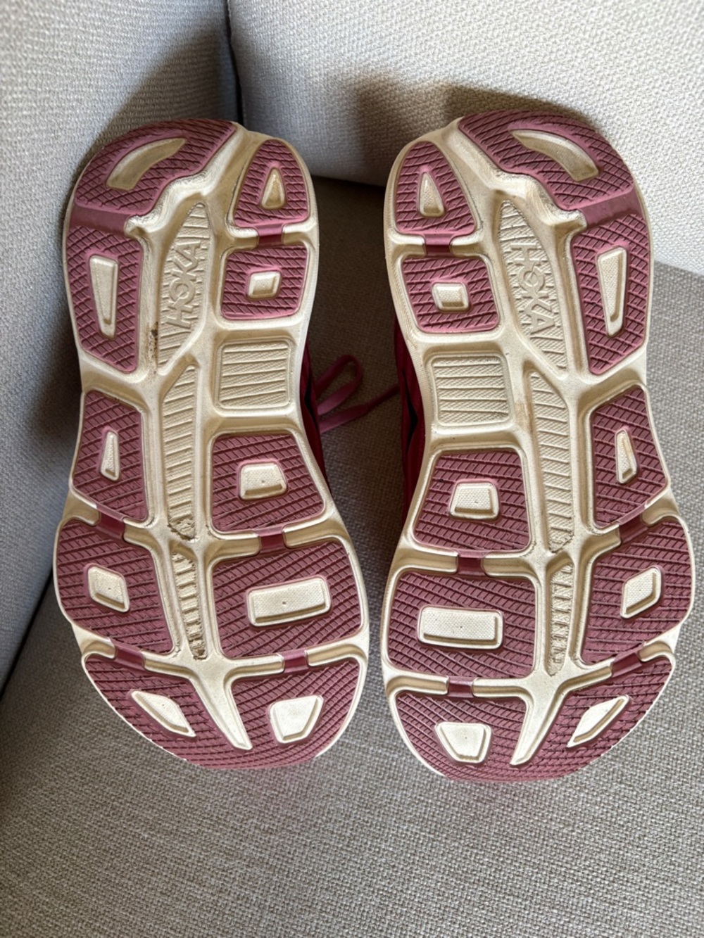 Hoka Bondi 9 Women's Rose Pink Athletic Running Shoes - Picture 5 of 5